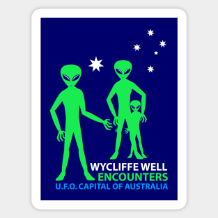 UFO Australia - Wycliffe Well Sticker